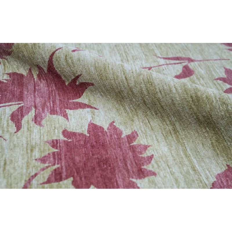 Tibetan Wool Floral Area Rug