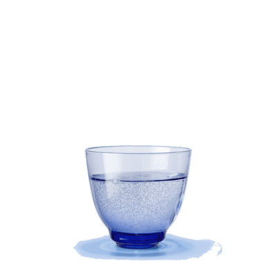Flow 11.8oz. Handmade Drinking Glass