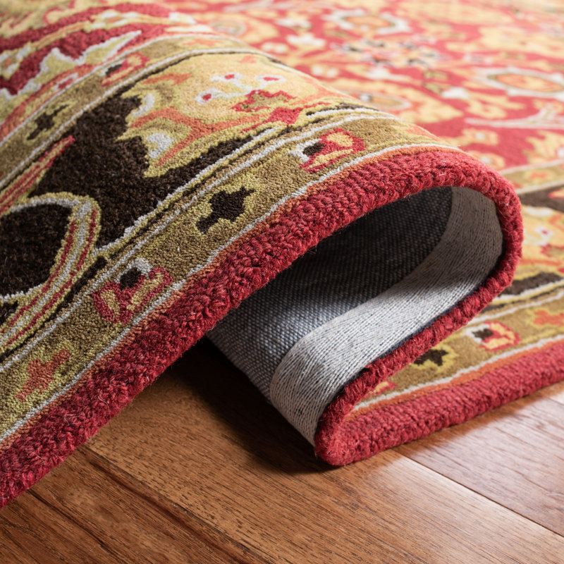 Kuhlman Hand Tufted Wool Oriental Rug, Rectangle 3' x 5'