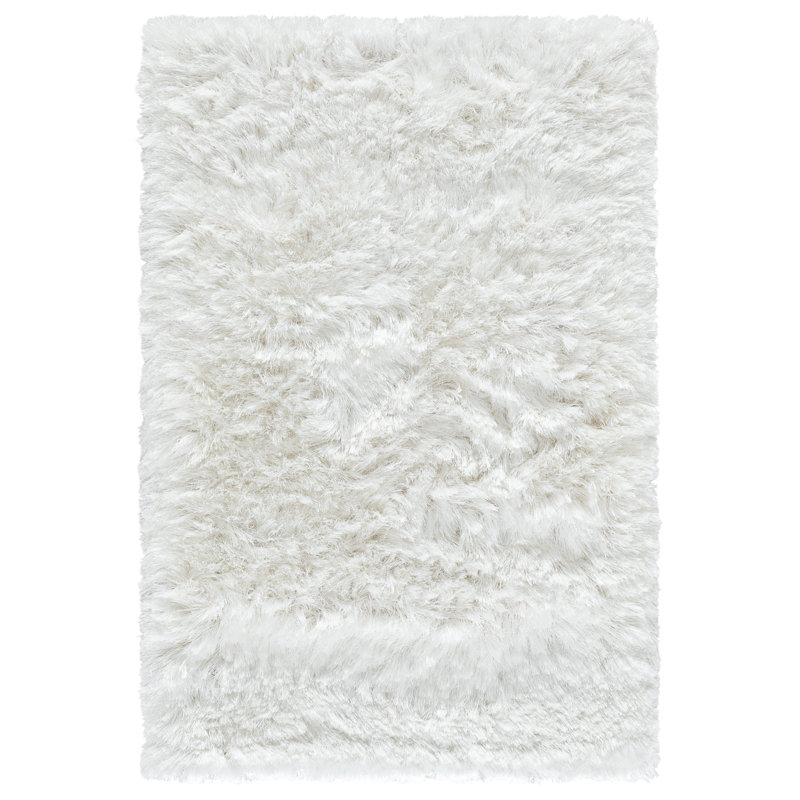 Morrell Shag Hand Tufted Performance Solid Color Rug, Rectangle 2' x 3'