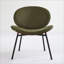 Fauteuil d'appoint simple Mid-Century