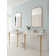 BOCCHI Lavita 19.69'' Fireclay Rectangular Bathroom Sink with Overflow