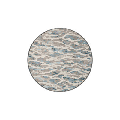 Machine Washable Gray Area Rug