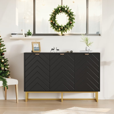 3 - Door Rectangle Accent Cabinet