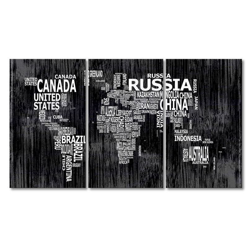3 Piece Wrapped Canvas Print