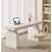 French-Style Cream Solid Wood Office Desk-110115692