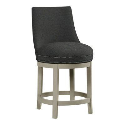 Vesper Upholstered Counter Stool with Solid Wood Frame
