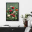 Zinnia vibrant, champ, illustrations botaniques, campagne française rustique-101752290-101752291