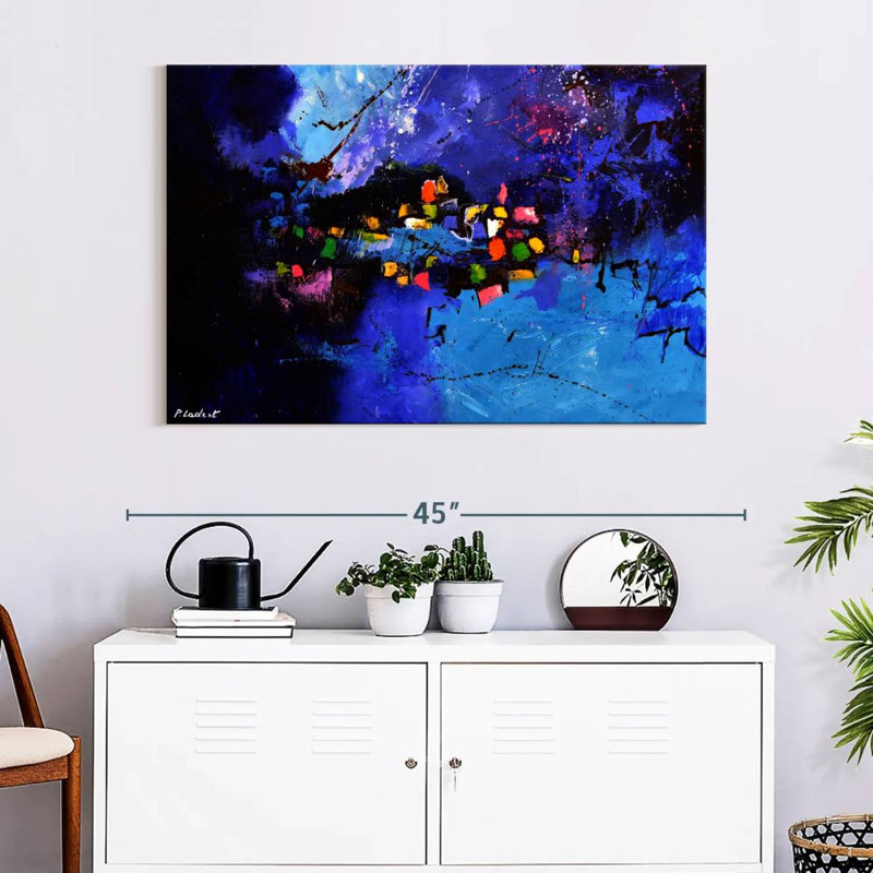 Avery Galaxy Burst Abstract, 8" H x 12" W