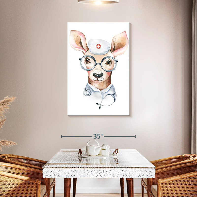 Ketti Doctor Deer, H 45 po x l 30 po