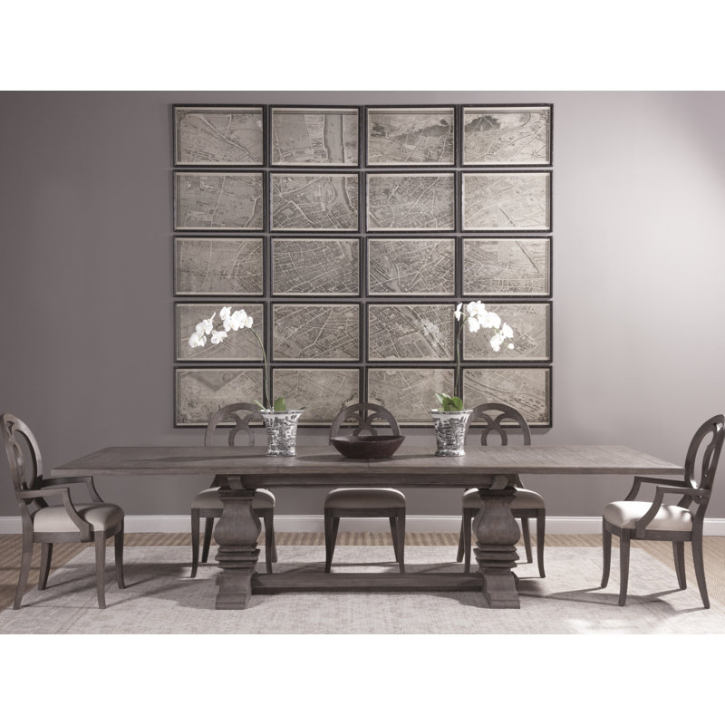 Cohesion Axiom Rectangular Dining Table, Grigio, Grigio