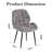 Comfort Stability Chenille Upholstered Dining Side Chair With Perfect Posture Support-1065466400