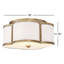 Plafonnier 3 lumières Meridian en laiton naturel-125425001-125424997