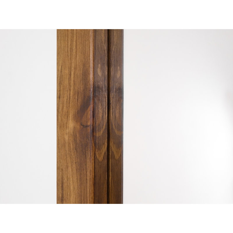 Broussard Wood Flat Mirror, 200cm H x 88cm W x 4cm D
