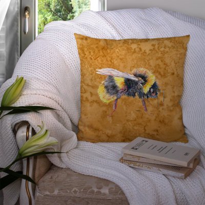 Bee Outdoor Throw Pillow