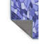 Tapis bleu tissé à la machine-68659387