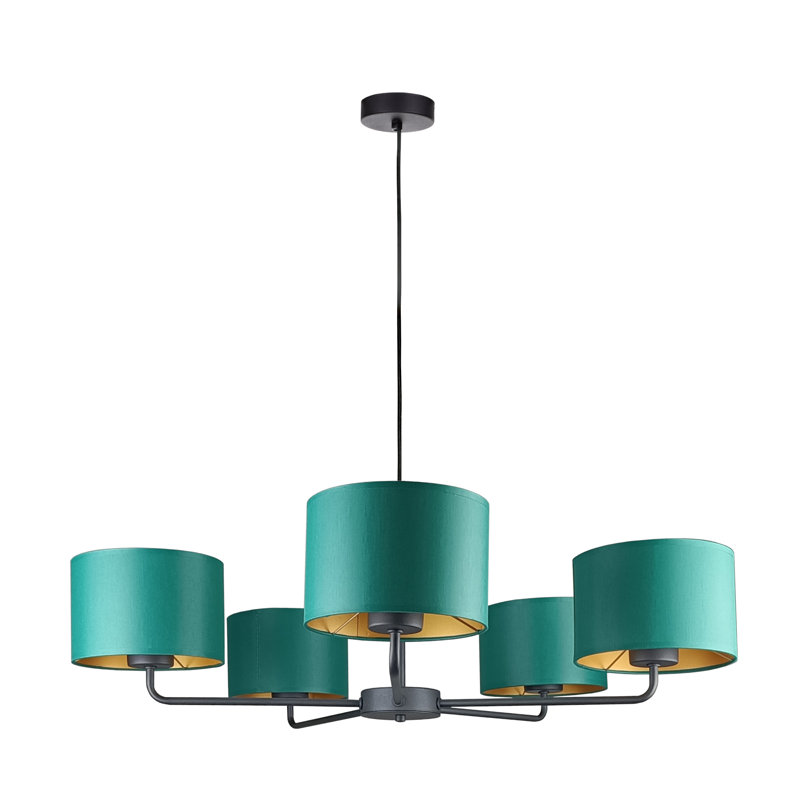 Almarie Chandelier, Green, 5