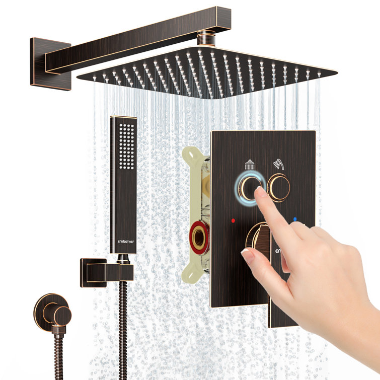 10inch Shower System With Push-button