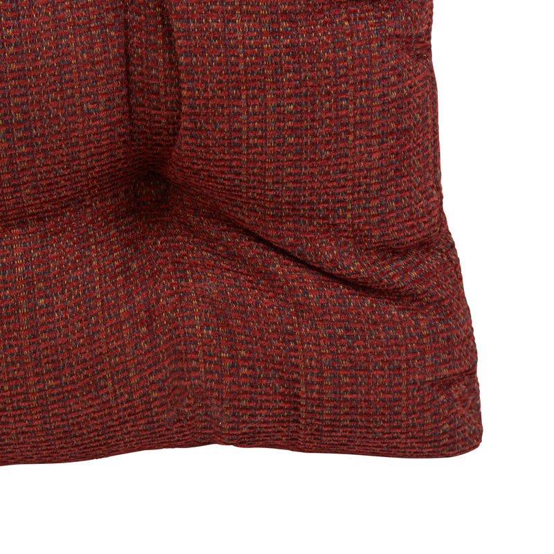Non-Slip Dining Room And Kitchen Seat Cushions, 15 X 15 X 3 Inches, Red