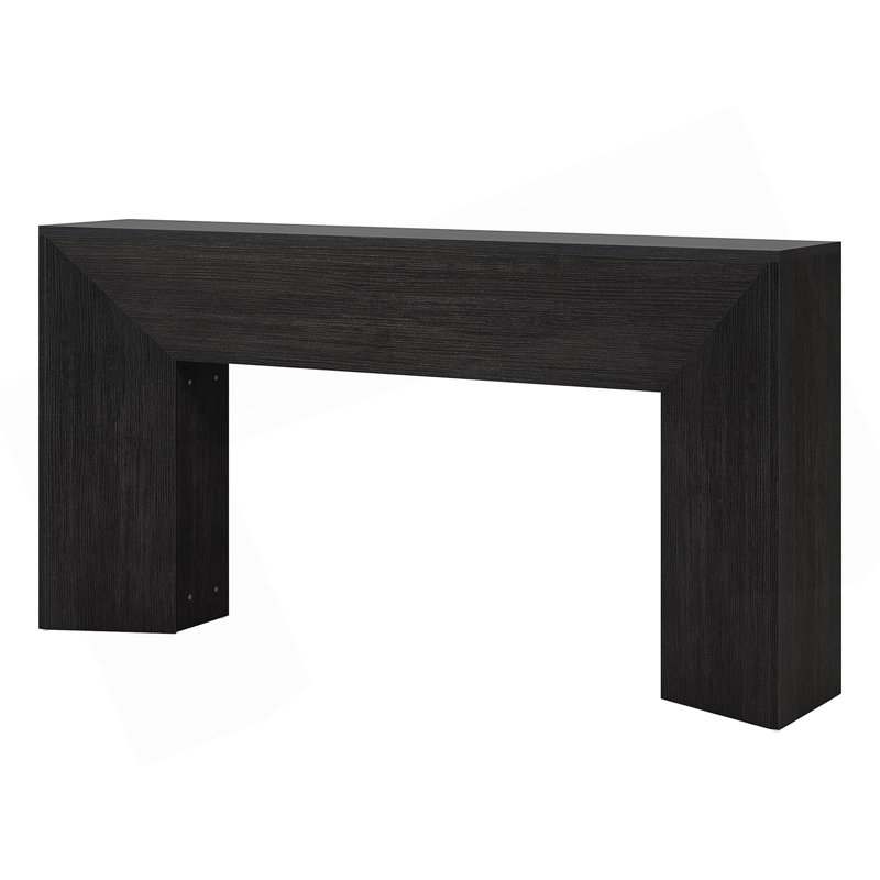 63" Extra Long Console Table - Modern Farmhouse Sofa Table Behind Couch