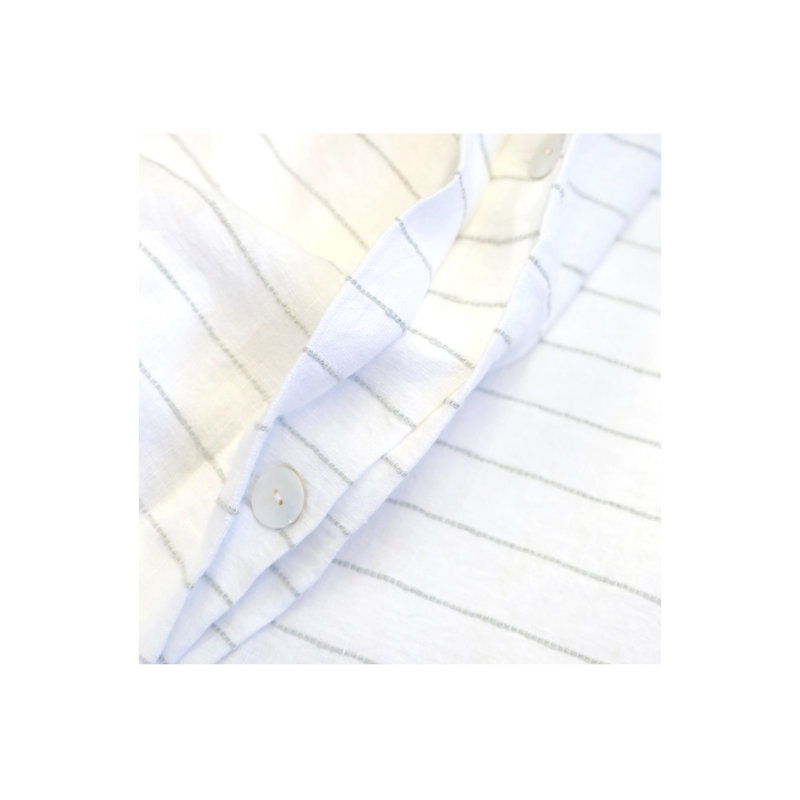 Blake Collection Big Pillow (28" X 36"), White/Ocean