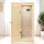 Sauna d'intérieur KISRAIS amélioré à infrarouge lointain avec lumière de lecture, RLT et NIR, haut-parleurs Bluetooth, fabriqué à partir de pruche du Canada, porte latérale droite-92914340-107560282