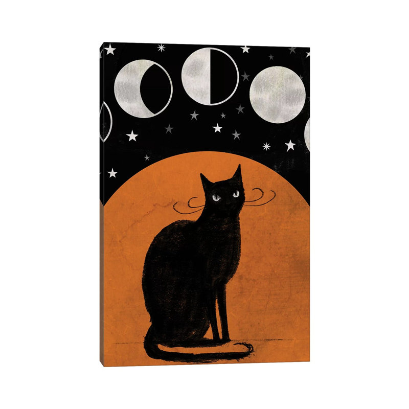 Mystic Moon Collection B by Victoria Borges - Wrapped Canvas Gallery-Wrapped Canvas Giclée, 20.32 cm H x 30.48 cm W