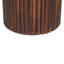 Tabouret d'appoint en cuir côtelé