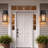 13" Aluminum Wall Lantern with Motion Sensor and Dusk to Dawn