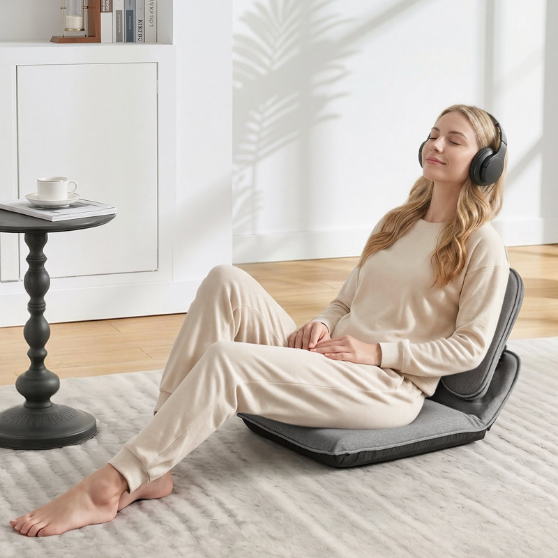 VEVOR Reclining Floor Game Chair, Grey