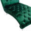 Chaise longue inclinable en velours pour l'intérieur - capitonnée, coussin, salon / bureau-1799454963