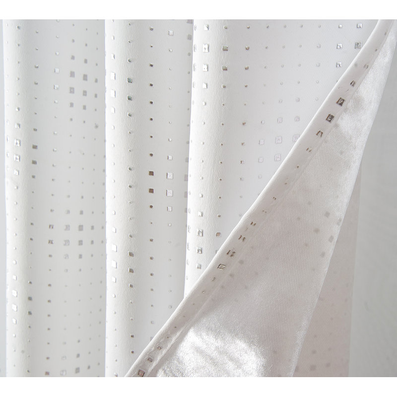 Rideau occultant en polyester Talleyran, Blanc, L 54 po x L 90 po
