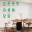 Panneau mural à lattes en PVC, panneau texturé 3D cannelé blanc 19,7 x 19,7 po, convient aux panneaux muraux 3D pour la cuisine, le salon et la maison (paquet de 24, 64 pieds carrés)-1979642065