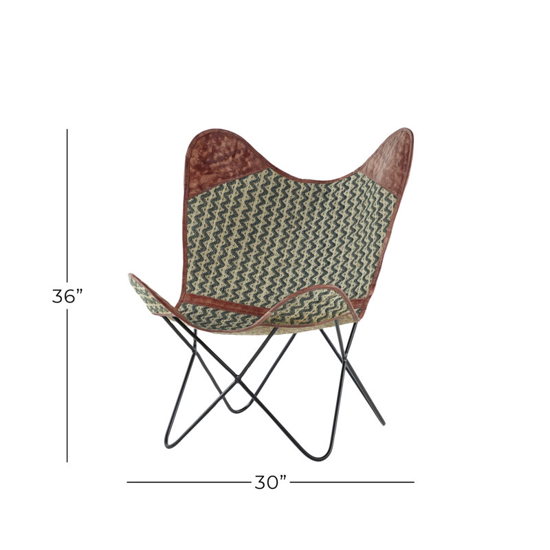 Fauteuil papillon de 32,08 po de largeur
