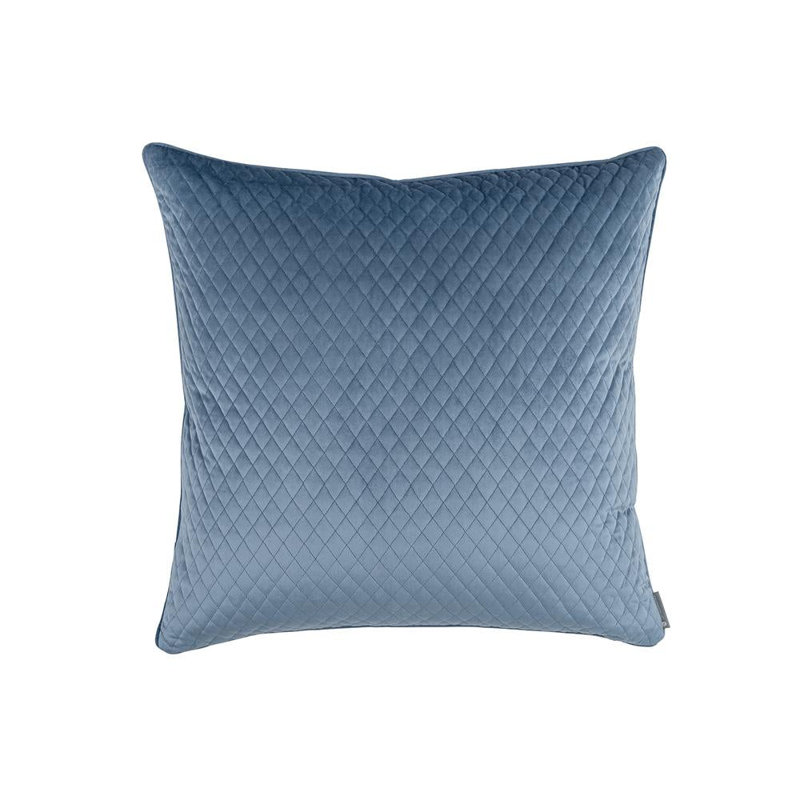 Valentina Quilted Medium Pillow, Marine, Européen