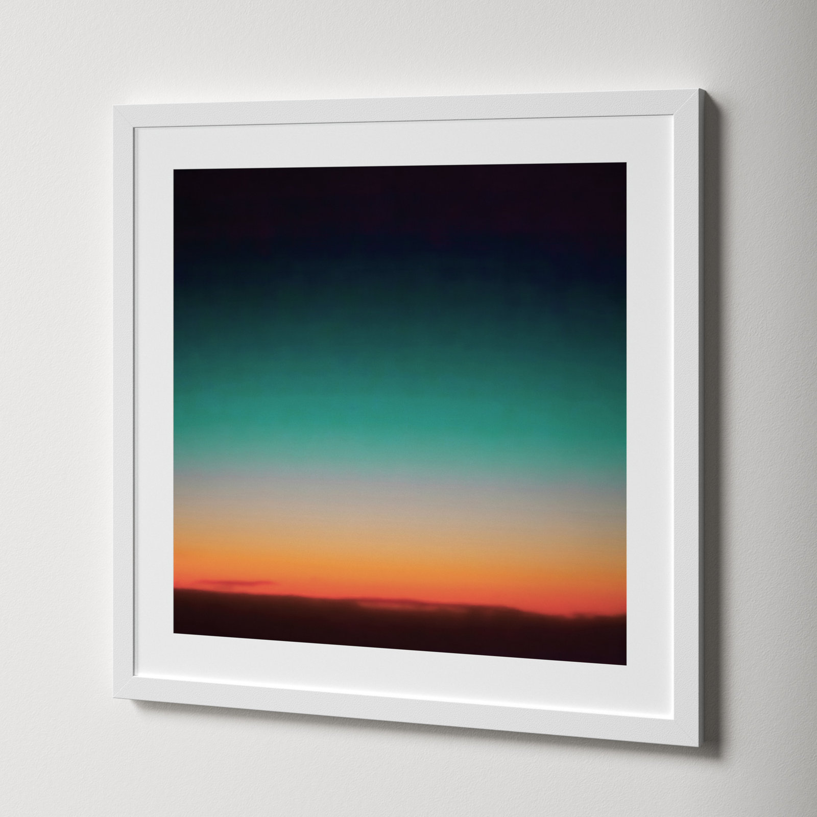 Sunrise Flying by Caroline Mint, 20.25" H x 20.25" W x 0.88" D, White