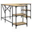 Aahad L-Shaped Metal Base Writing Desk-2002573968