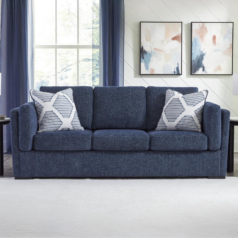 Grassmoor Sofa, Navy, 39" H x 90" W x 39" D