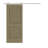 Camber Top Panelled Dignity Blue Stained Composite Mdf Barn Door Slab With Hardware Kit-59788610-59788611