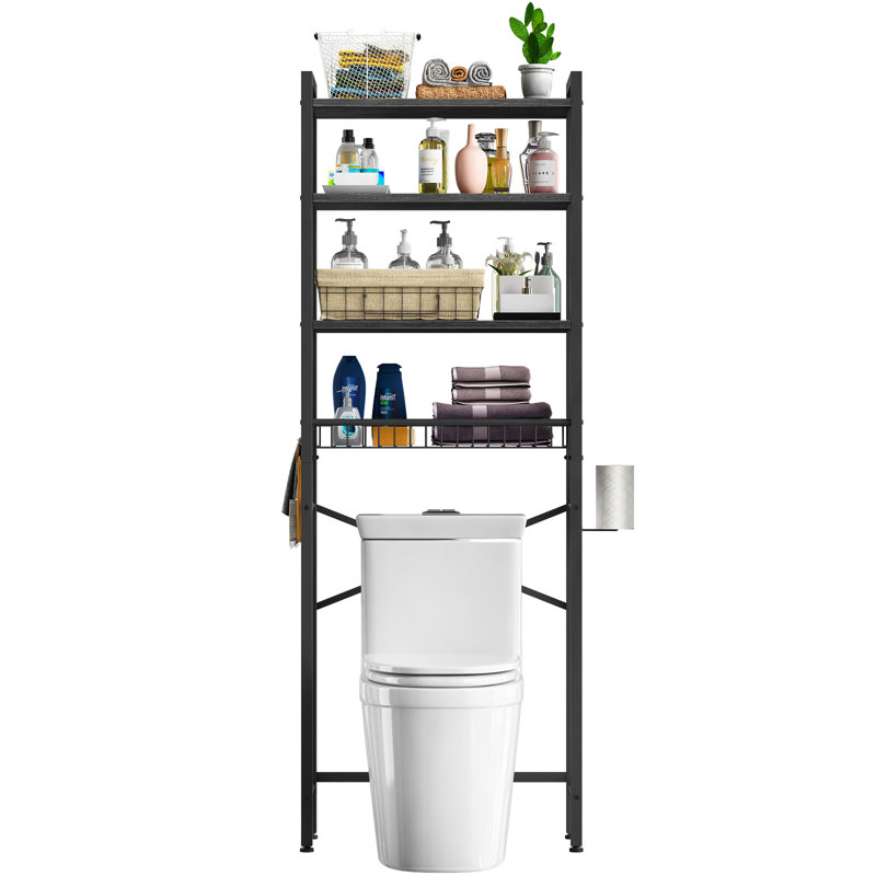 Rangement autoportant au-dessus de la toilette Agassiz, Noir