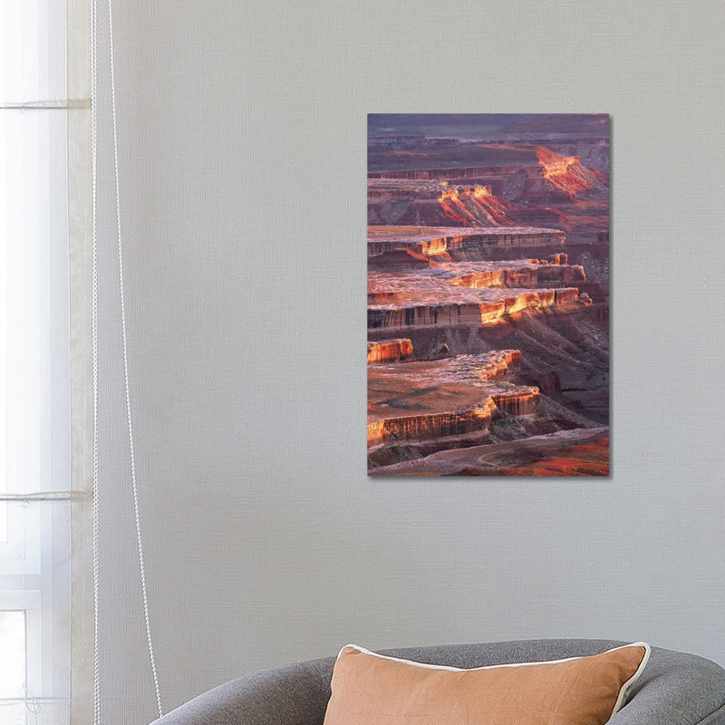 View from Grandview Point, Canyonlands National Park, Utah 1 Piece Wrapped Canvas Wall Art