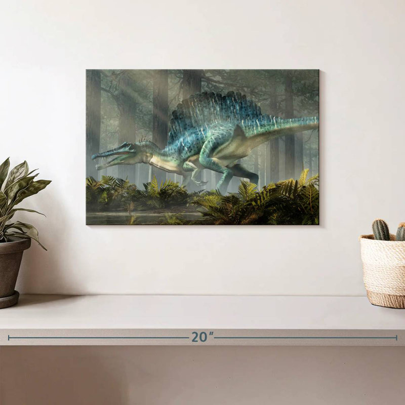Crowle Panoramic Spinosaurus, 8" H x 12" W
