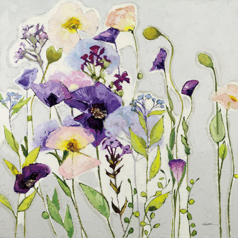 Reve de Coquelicot par Shirley Novak, H 30 po x l 30 po