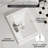 Los Flexi White Drop In Bathroom Sink Ceramic Rectangular with Faucet Hole & Overflow-114023054-114190344