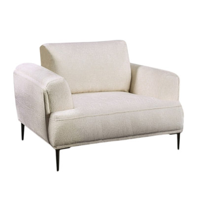 Batty Accent Chair,  Adjustable Attached Pillow Back