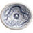 Imperial Blue Caxton Oval Undermount Bathroom Sink
