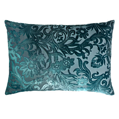 Lumbar Velvet Pillow Cover & Insert