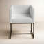 Chaise avec accoudoirs rembourrée Rossella Joesph-283724195