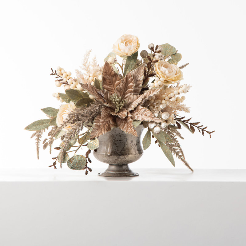 Arrangements floraux de poinsettias en pot