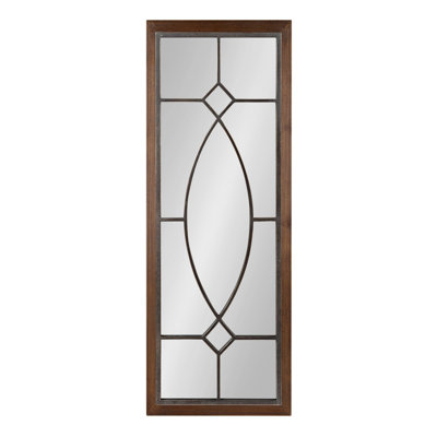 Farmhouse Wall Mirror, Traditional Full Length Mirror for Wall